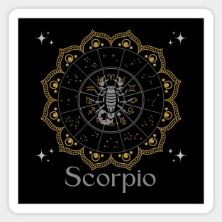 Scorpio Zodiac Mandala Sticker